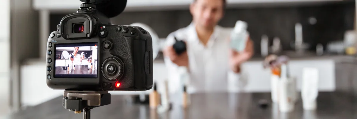 filmen mit kamera